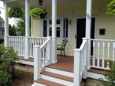 Lombard porch re-build 2014 A-Affordable Decks www.dupagedecks.com