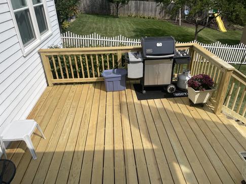 Winfield IL wood deck 2026 A-Affordable Decks